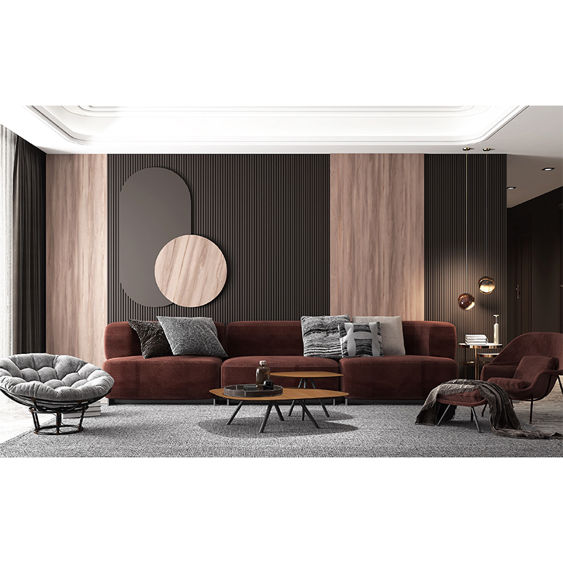 Harbor Mist & Ember Wall Panel