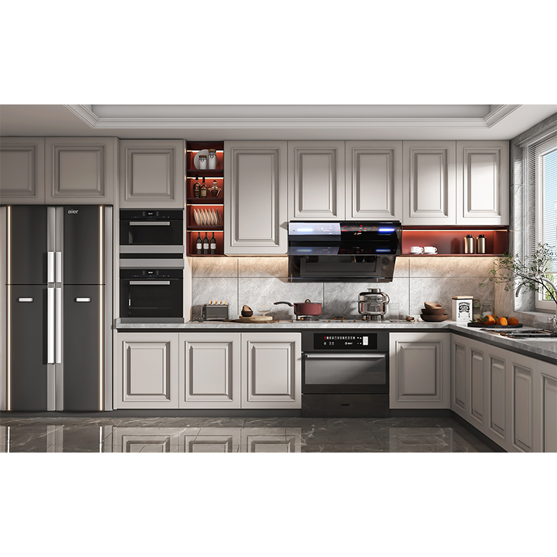 Marble Pinnacle Modern Kitchen Cabinet
