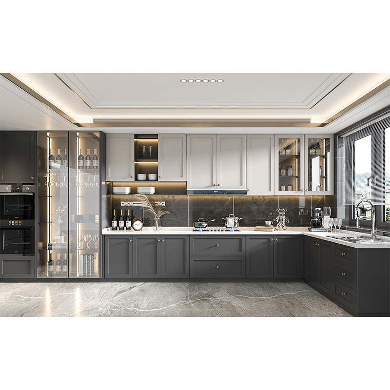 Velvet Stone Horizon Kitchen Cabinet