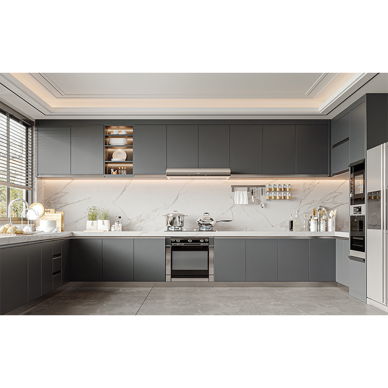 Eclipse Graystone Kitchen Cabinet