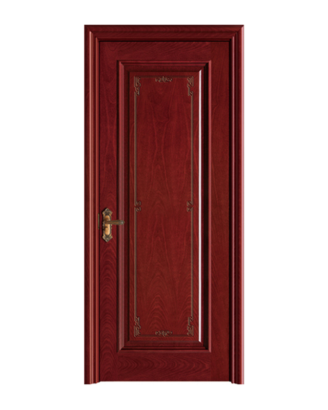 HB-909 Architectural Slat Design Solid Wood Door