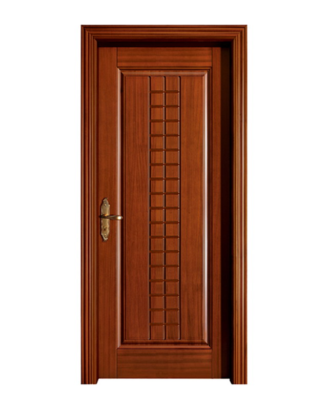 HB-908 Espresso Grain Grille Solid Wood Door