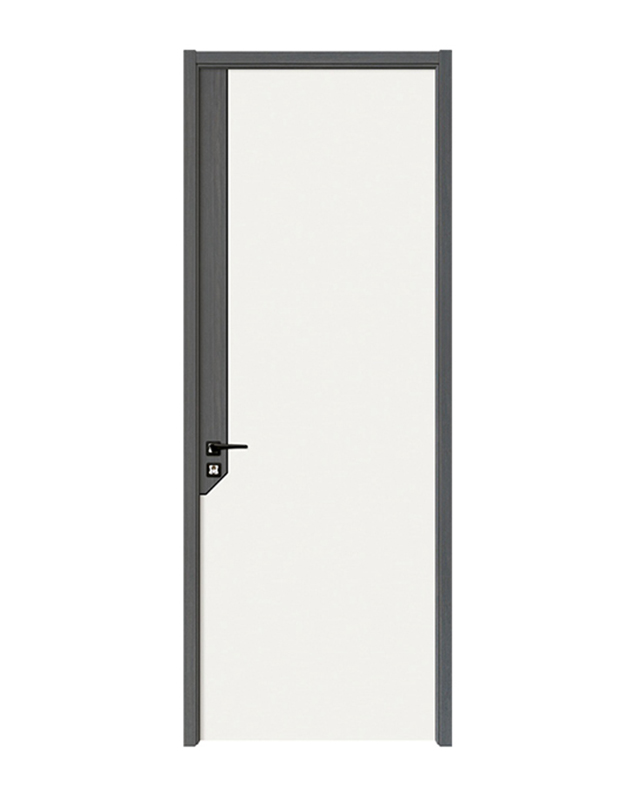 WQ-011 Gloss Contrast Slim Melamine Laminated Door