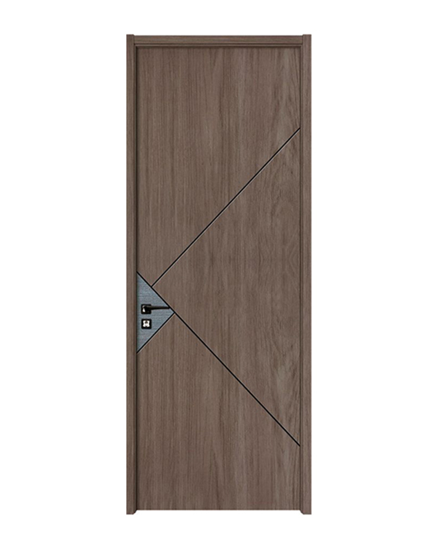 WQ-006 Bevelled Inlay Modern Melamine Laminated Door