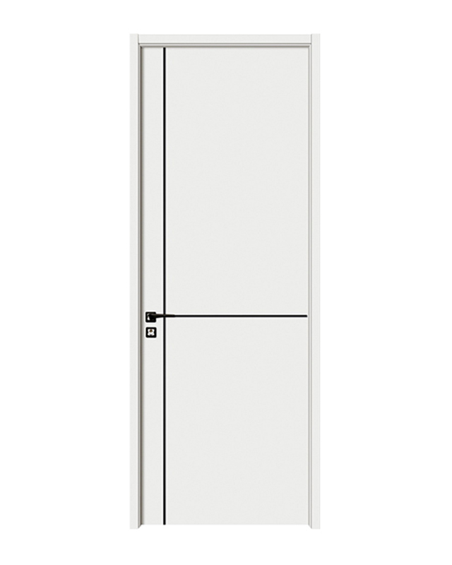 Modernist Porcelain Lacquered Wooden Door - Monochromatic Essentials