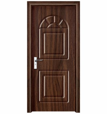 Black Walnut MDF Wood PVC Room Door