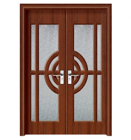 Glazed Double Interior Doors with hardware