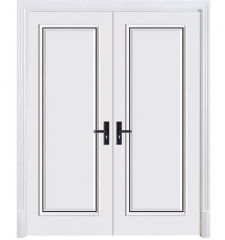 Double Leaf Wooden Door for main door