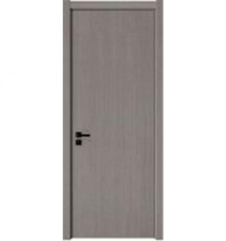 Grey Wooden grain PVC Flush Door