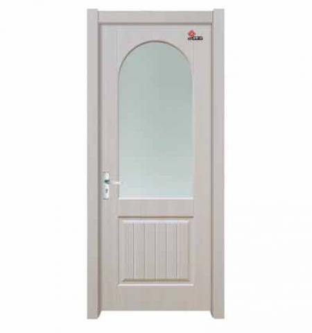 PVC Interior Door with Glass for bathrooms