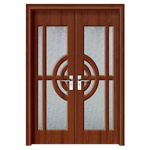 Glazed Double Interior Doors with hardware