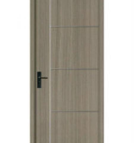 Grey Modern Wooden PVC Interior Door