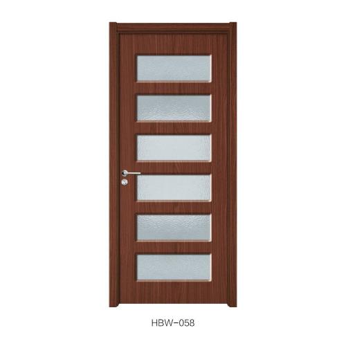 Interior wooden glass insert Door