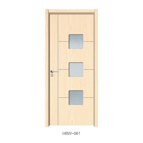 MDF Laminated Glass Door for rooms